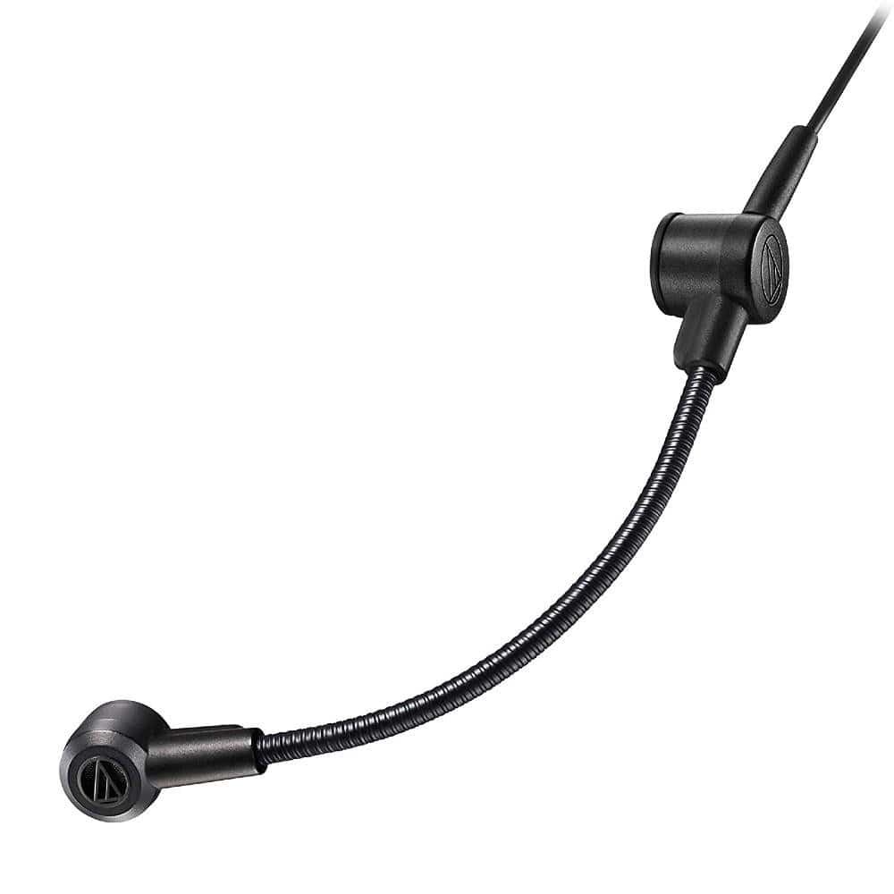 audio-technica microphone accessories audio-technica atgm2 detachable gaming boom microphone- black