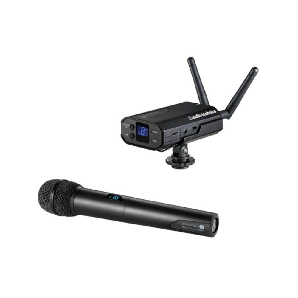 audio-technica wireless systems audio technica atw-1702 system 10 camera mount wireless system