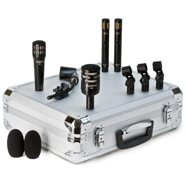 audix drumkit microphones audix dp-quad drumkit microphone set