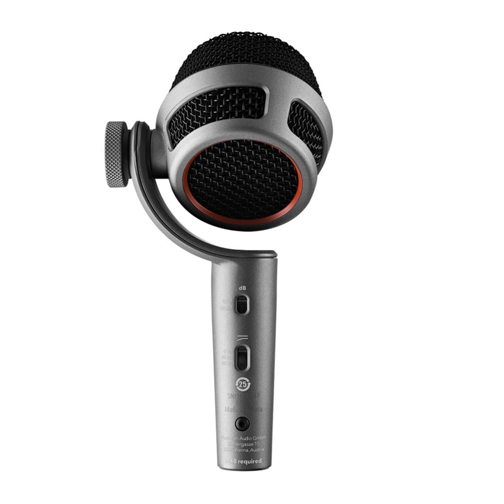 austrian audio condenser microphones black austrian audio oc7 true condenser instrument microphone