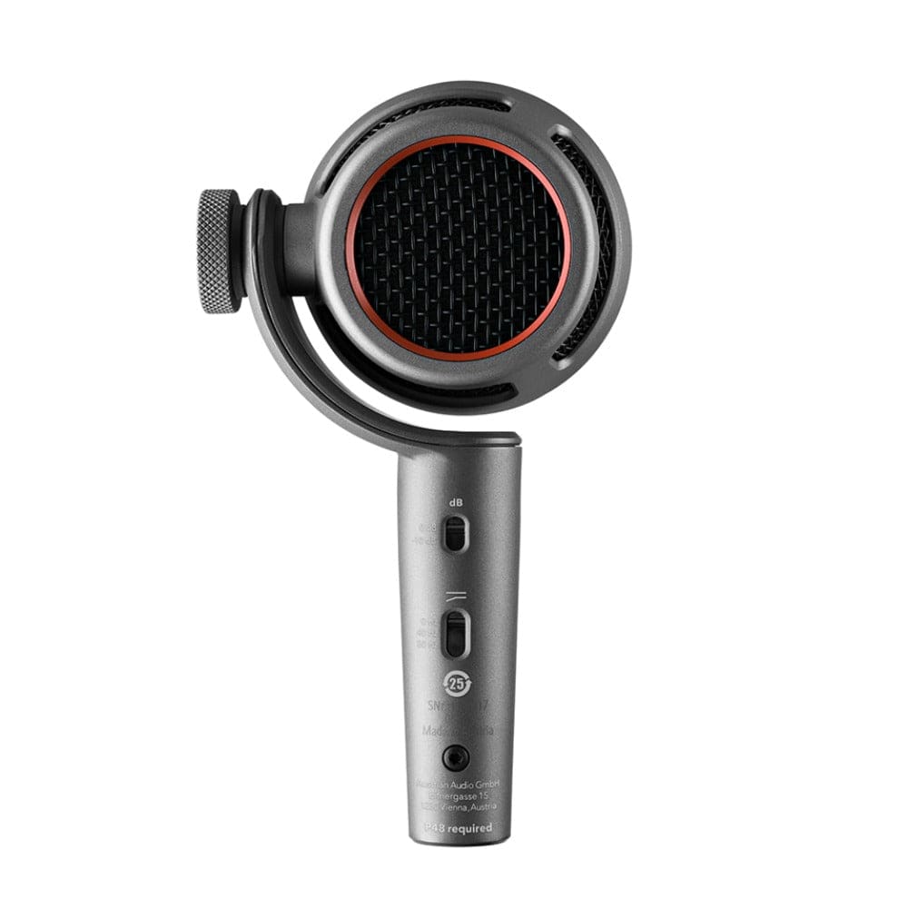 austrian audio condenser microphones black austrian audio oc7 true condenser instrument microphone