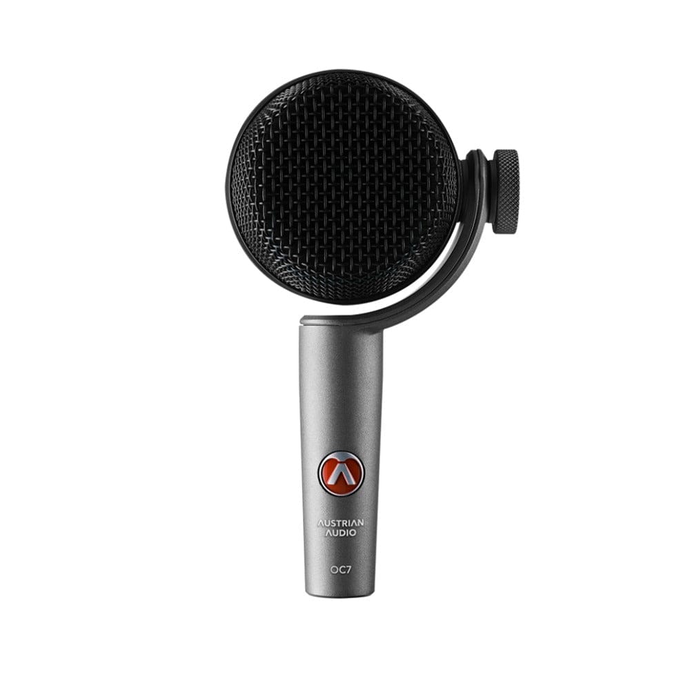 austrian audio condenser microphones black austrian audio oc7 true condenser instrument microphone