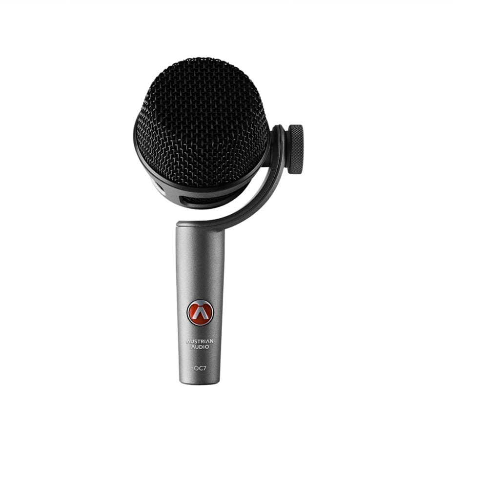 austrian audio condenser microphones black austrian audio oc7 true condenser instrument microphone