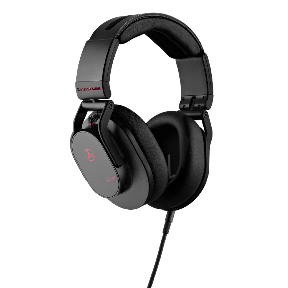 austrian audio studio headphones black austrian audio hi-x60 professional closed-back over-ear headphones