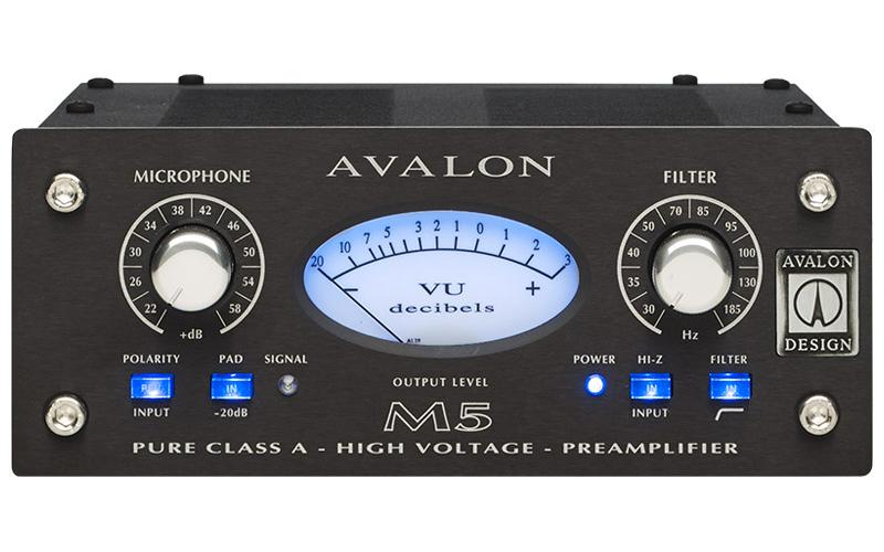 avalon design pre amps avalon m5 mono black