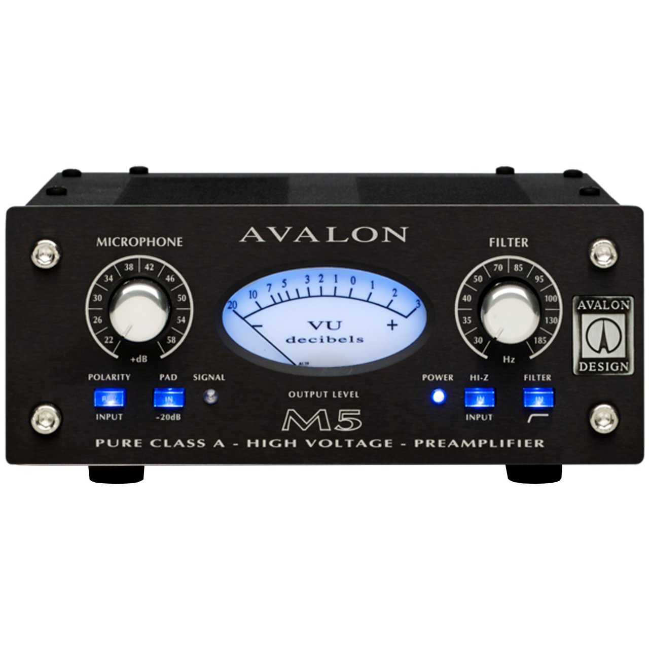 avalon design pre amps avalon m5 mono black