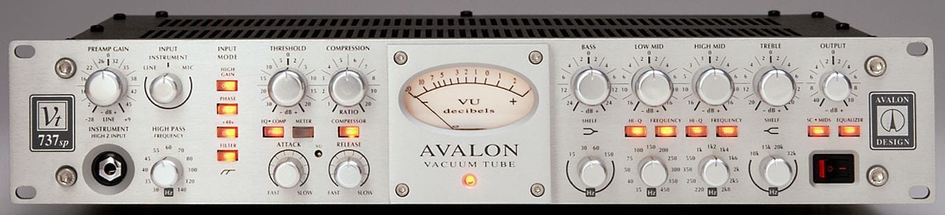avalon design pre amps avalon vt-737sp
