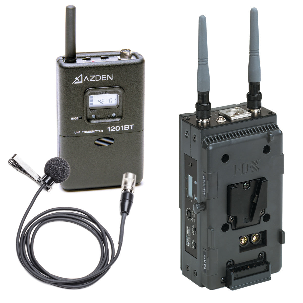 azden wireless systems azden 1201vmt series uhf wireless microphone system