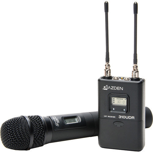 azden wireless systems azden 310ht uhf on-camera handheld system