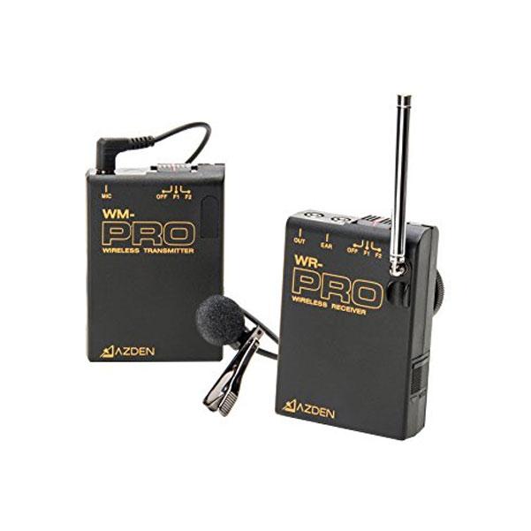 azden wireless systems azden wlx-pro+i vhf wireless microphone system for smartphones & tablets