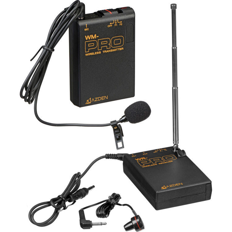 azden wireless systems azden wlx-pro vhf wireless lavalier microphone system