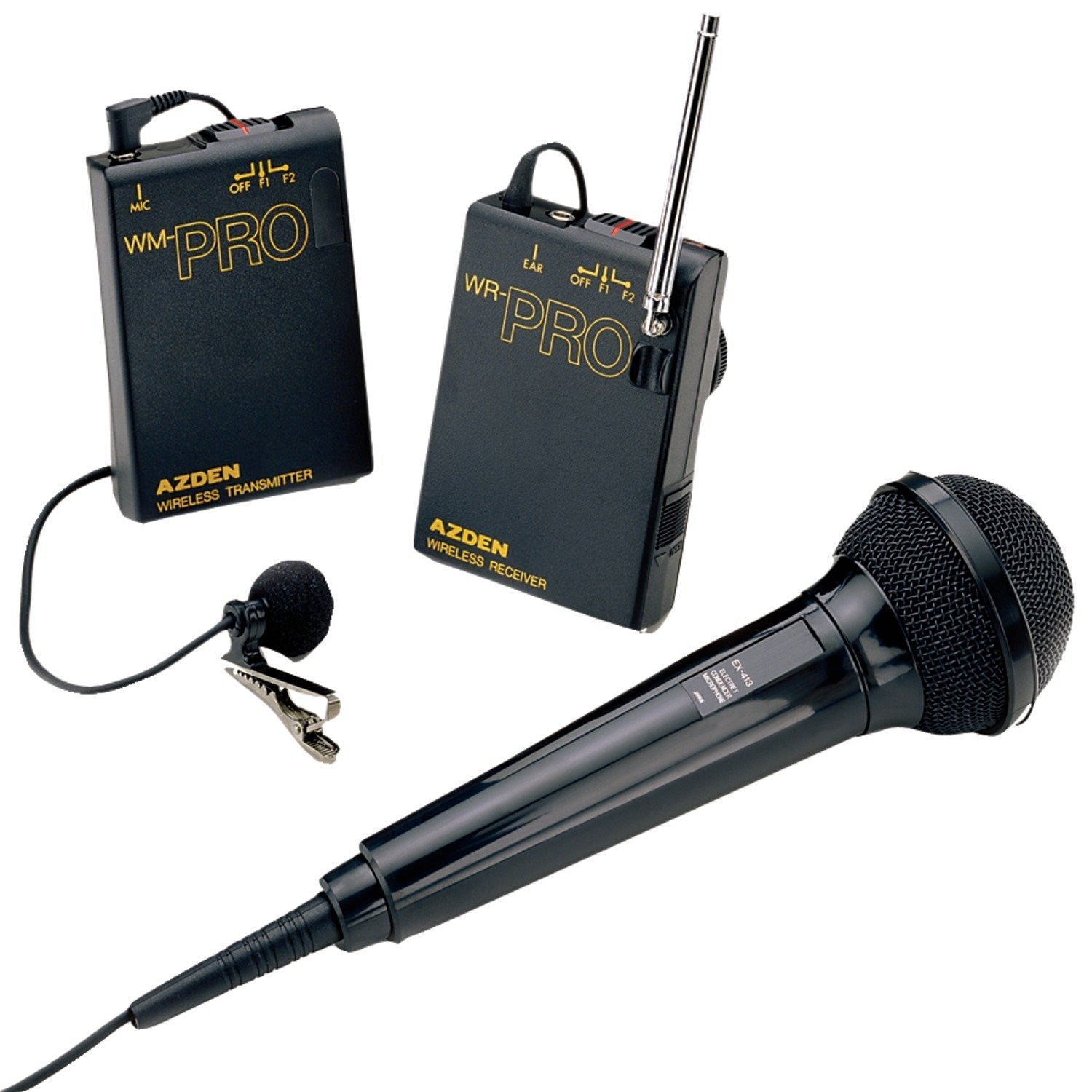 azden wireless systems azden wms-pro wireless microphone system