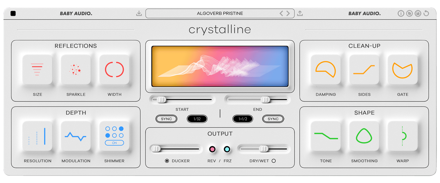 Baby Audio Virtual Processors Baby Audio Crystalline: Reverb Plugin