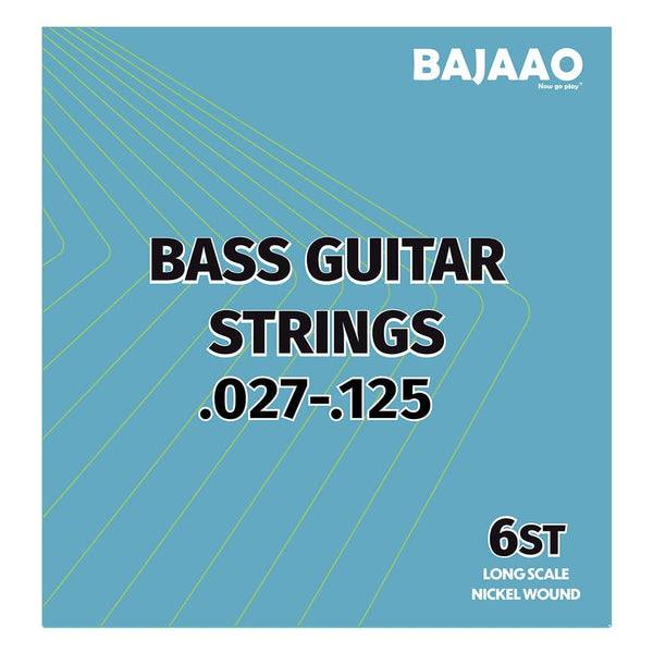 Buy Bajaao Nickel Wound 6 String Electric Bass Guitar String Set Online