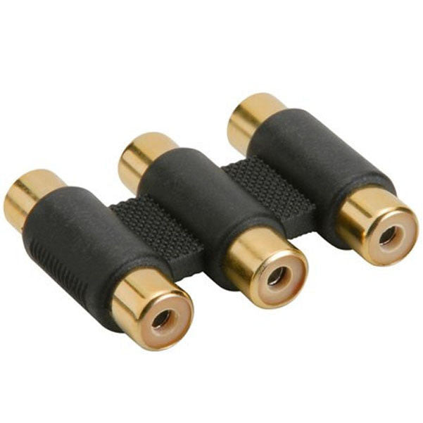 bajaao cables and connectors bajaao component video 3 rca female to female coupler