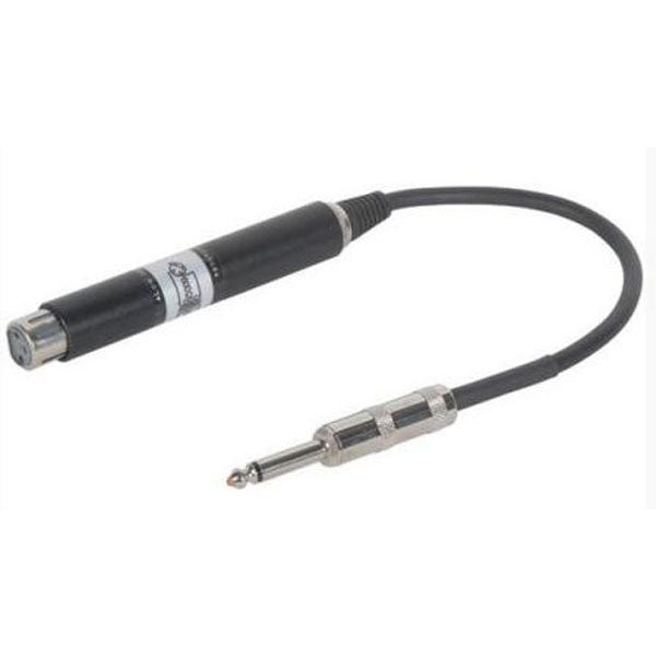 bajaao cables and connectors bajaao xlr female to 1/4inch male line matching transformer 6inch cord
