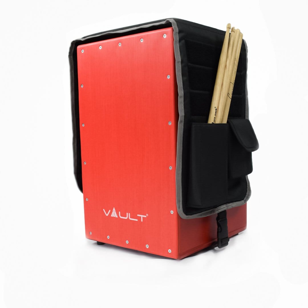 bajaao cajon accessories bajaao cajon saddle with padded seat and pocket - black