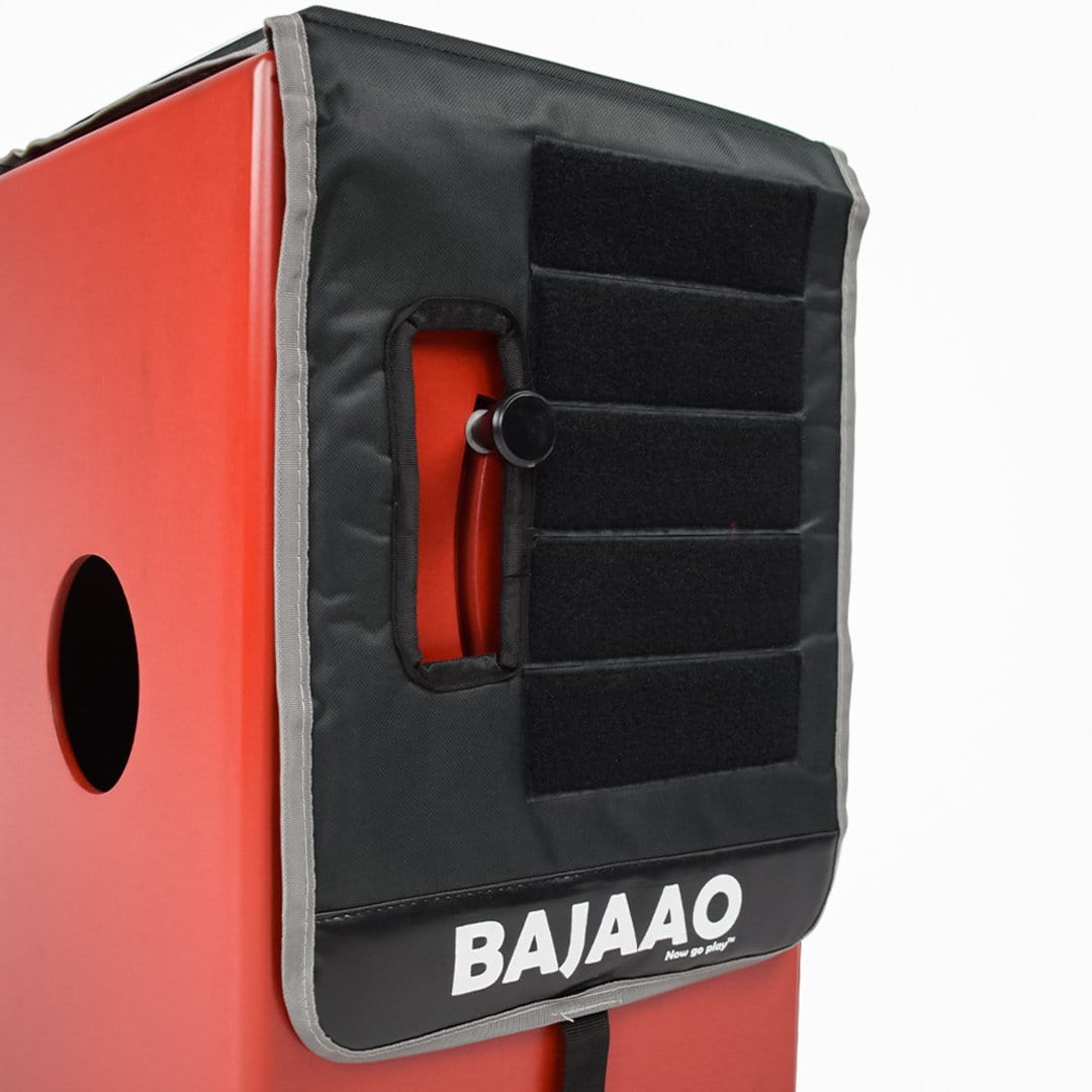 bajaao cajon accessories bajaao cajon saddle with padded seat and pocket - black
