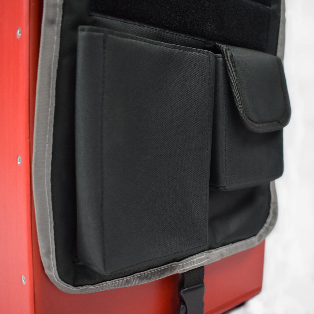 bajaao cajon accessories bajaao cajon saddle with padded seat and pocket - black