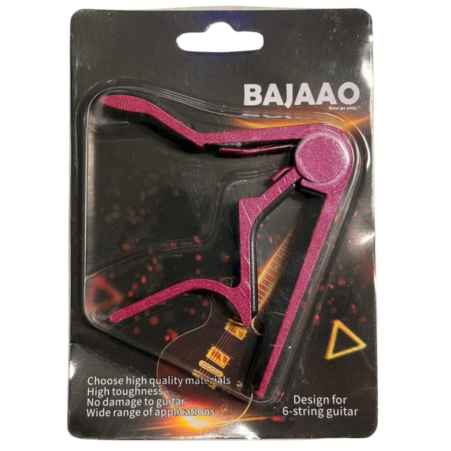 Bajaao Capos Bajaao Metal Capo For Guitar, Ukulele, Mandolin & Banjo #color_pink