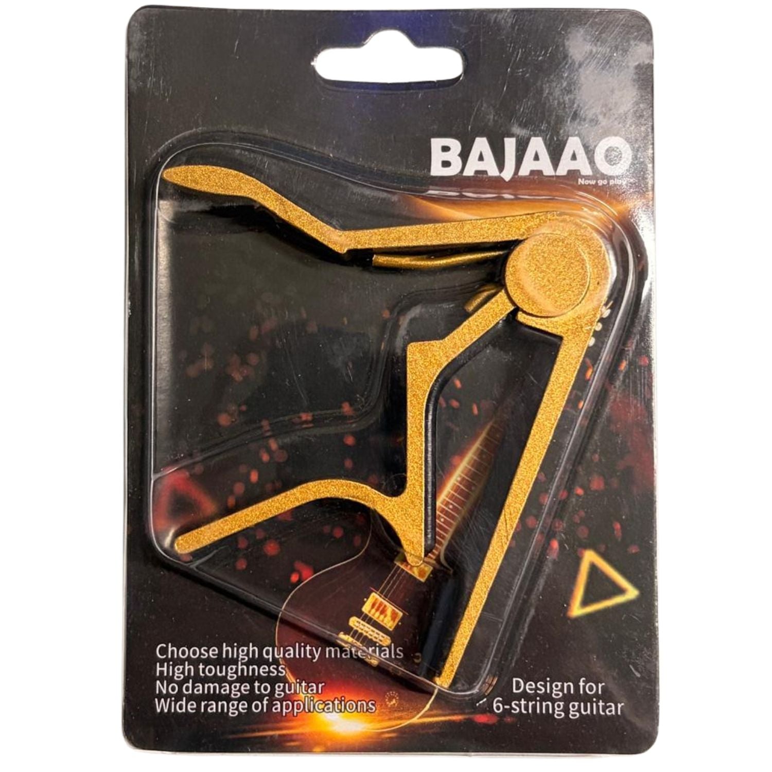 Bajaao Capos Bajaao Metal Capo For Guitar, Ukulele, Mandolin & Banjo #color_yellow