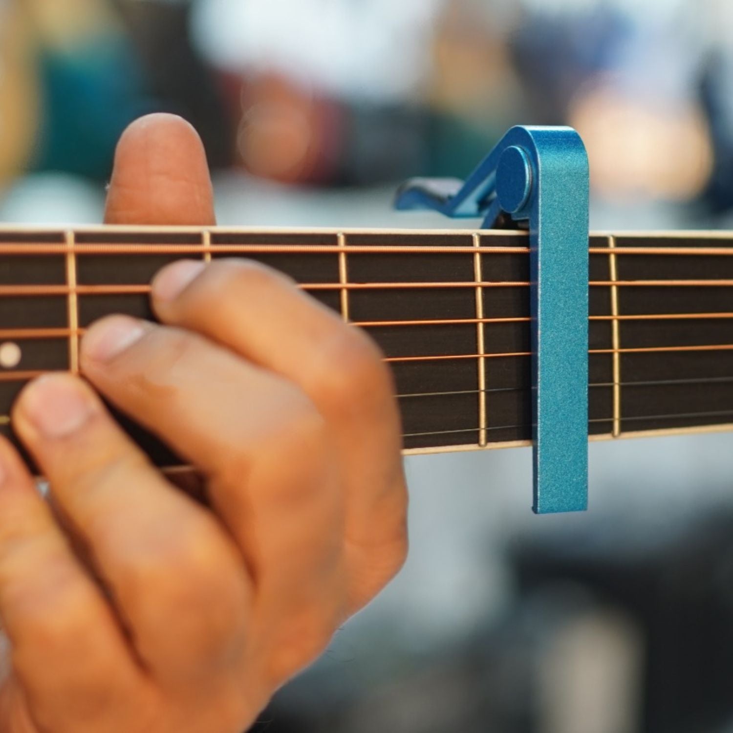 Bajaao Capos Bajaao Metal Capo For Guitar, Ukulele, Mandolin & Banjo #color_blue