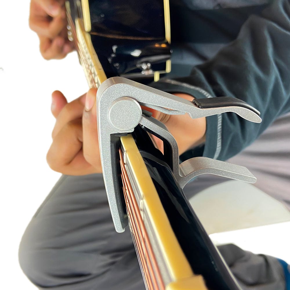 bajaao capos bajaao metal capo for guitar, ukulele, mandolin & banjo #color_white