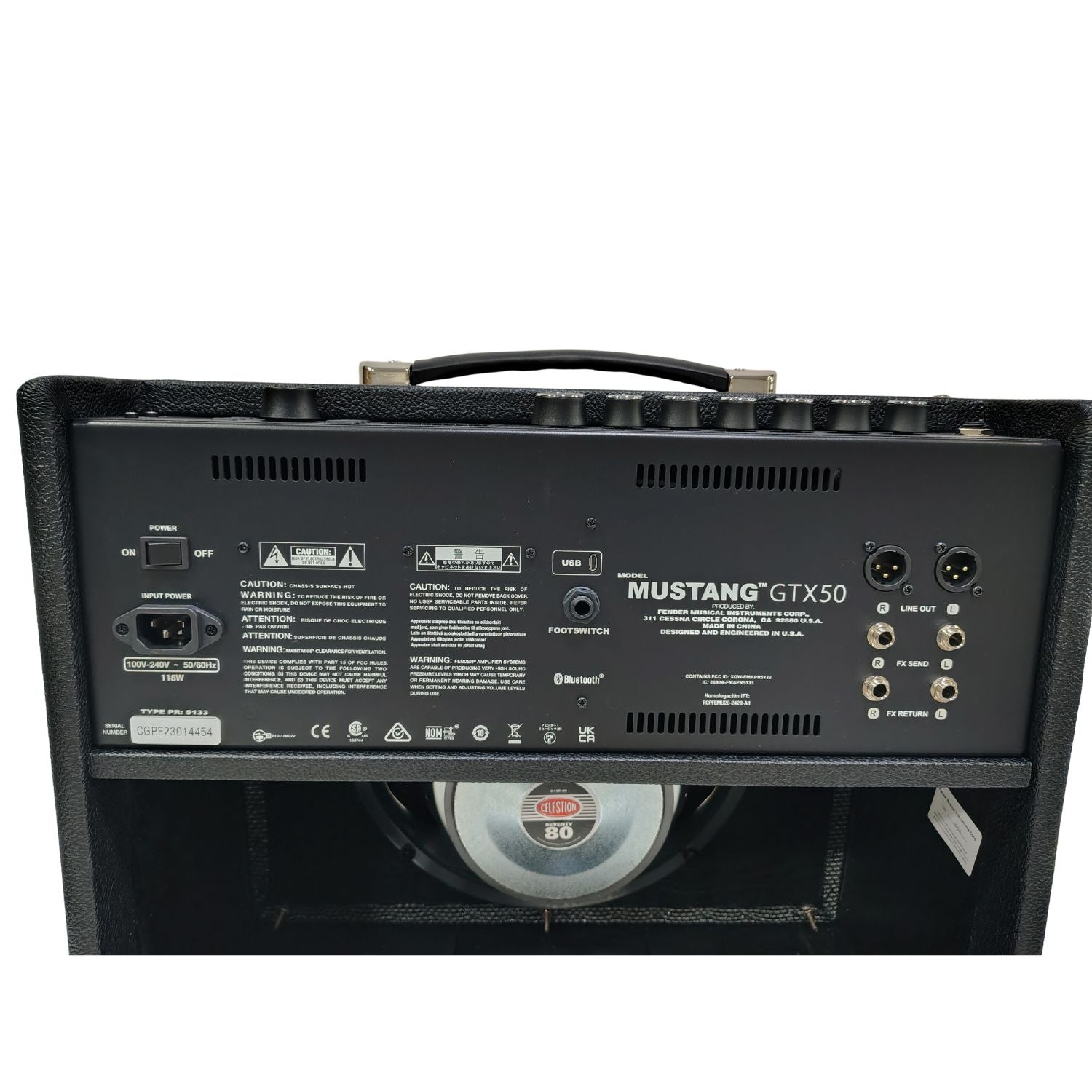 BAJAAO.COM Combo Guitar Amplifiers Fender Mustang Gtx 50 Watts Combo Guitar Amplifier