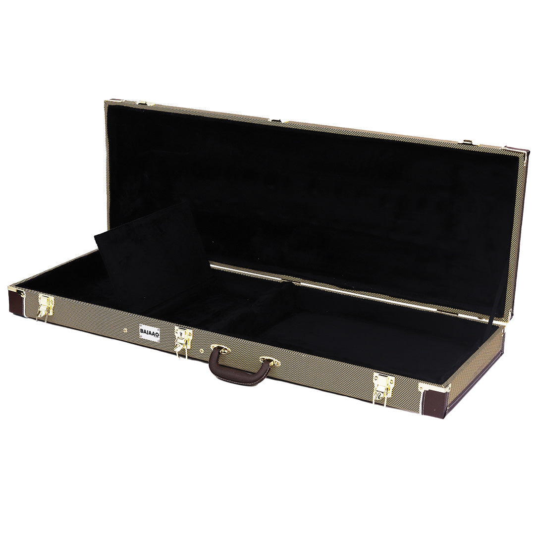 Bajaao Electric Guitar Cases Bajaao Electric Guitar Hardshell Case in Tweed