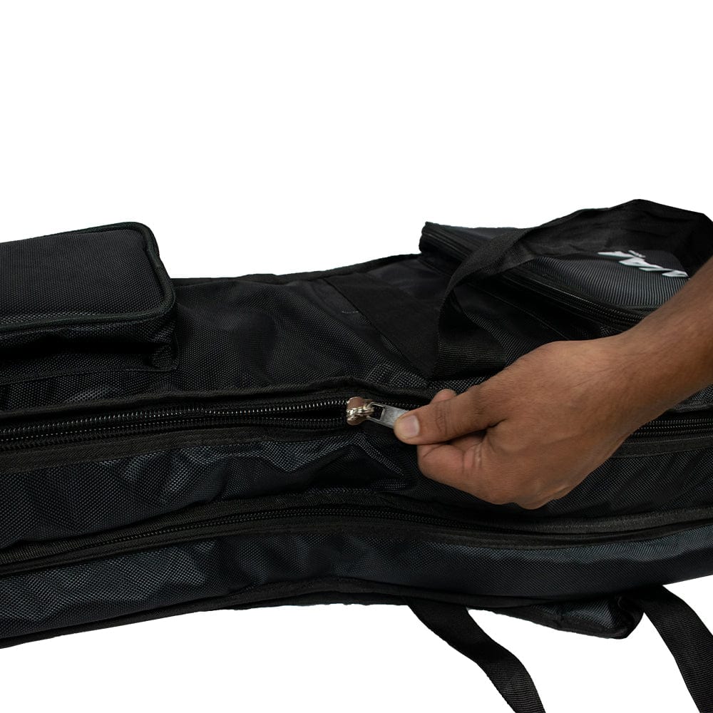 bajaao electric guitar gigbags bajaao dual electric guitar gig bag with 12mm padding for 2 electric guitars