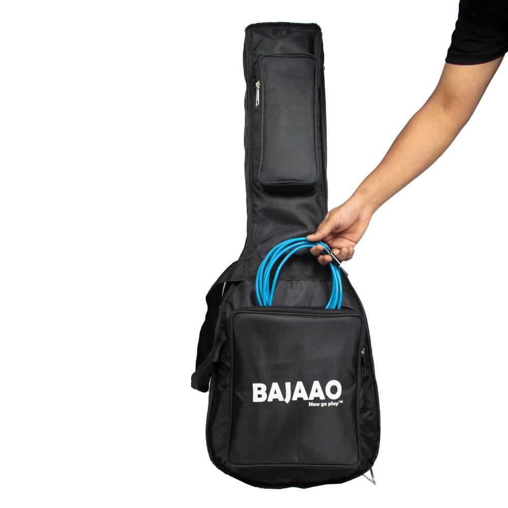 bajaao electric guitar gigbags bajaao dual electric guitar gig bag with 12mm padding for 2 electric guitars