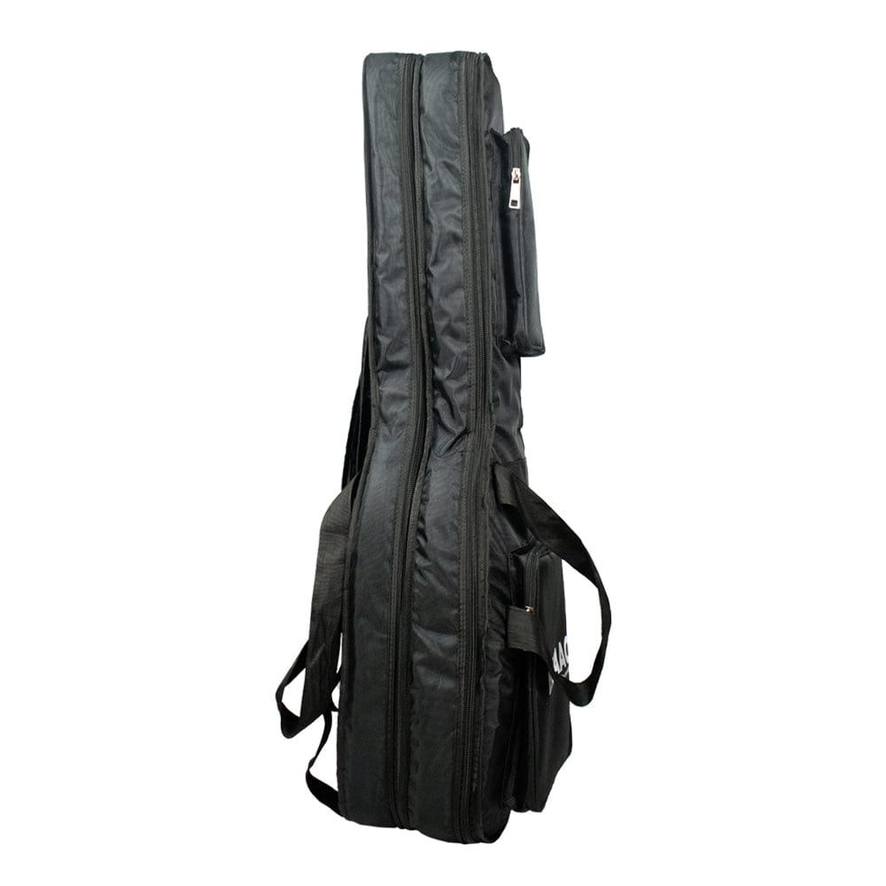 bajaao electric guitar gigbags bajaao dual guitar gig bag with 12mm padding for one acoustic & one electric guitar