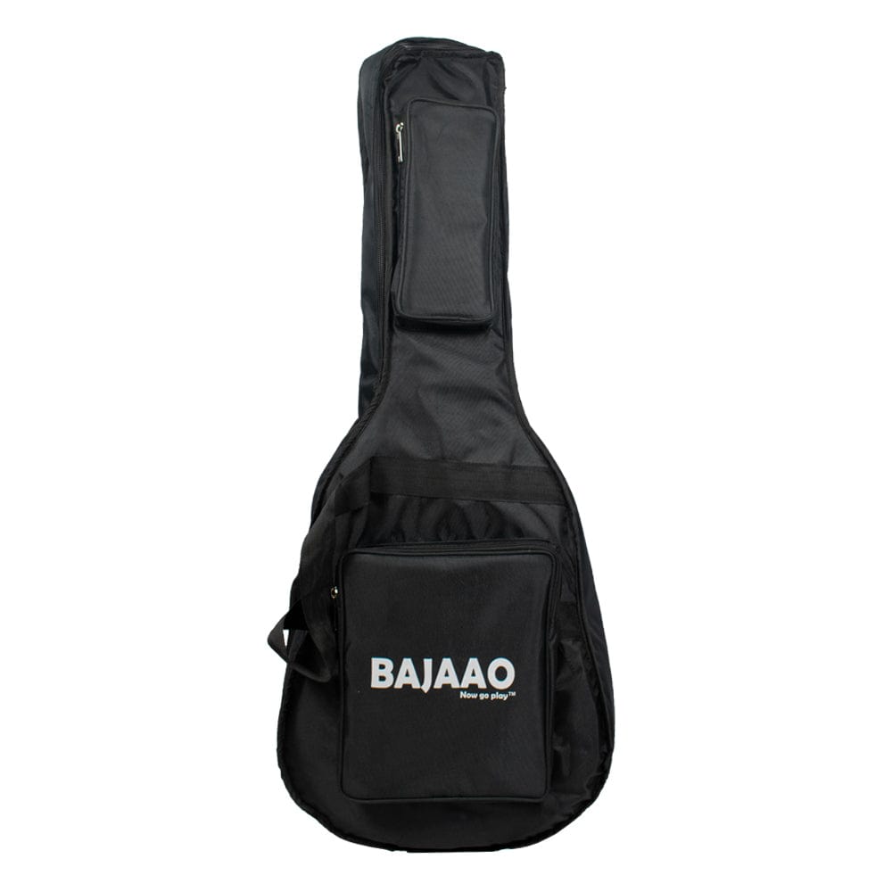 bajaao electric guitar gigbags bajaao dual guitar gig bag with 12mm padding for one acoustic & one electric guitar