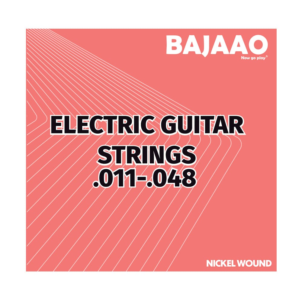 bajaao electric guitar strings medium gauge bajaao nickel wound electric guitar string set