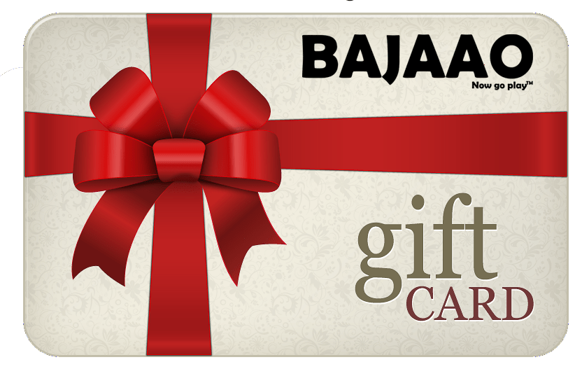 Bajaao Gift Cards Rs. 1000.00 BAJAAO.COM Gift Card