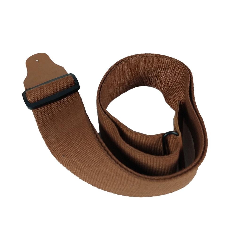 bajaao guitar straps brown bajaao 2.4-inch cotton guitar strap for electric / acoustic / bass guitar #color_brown