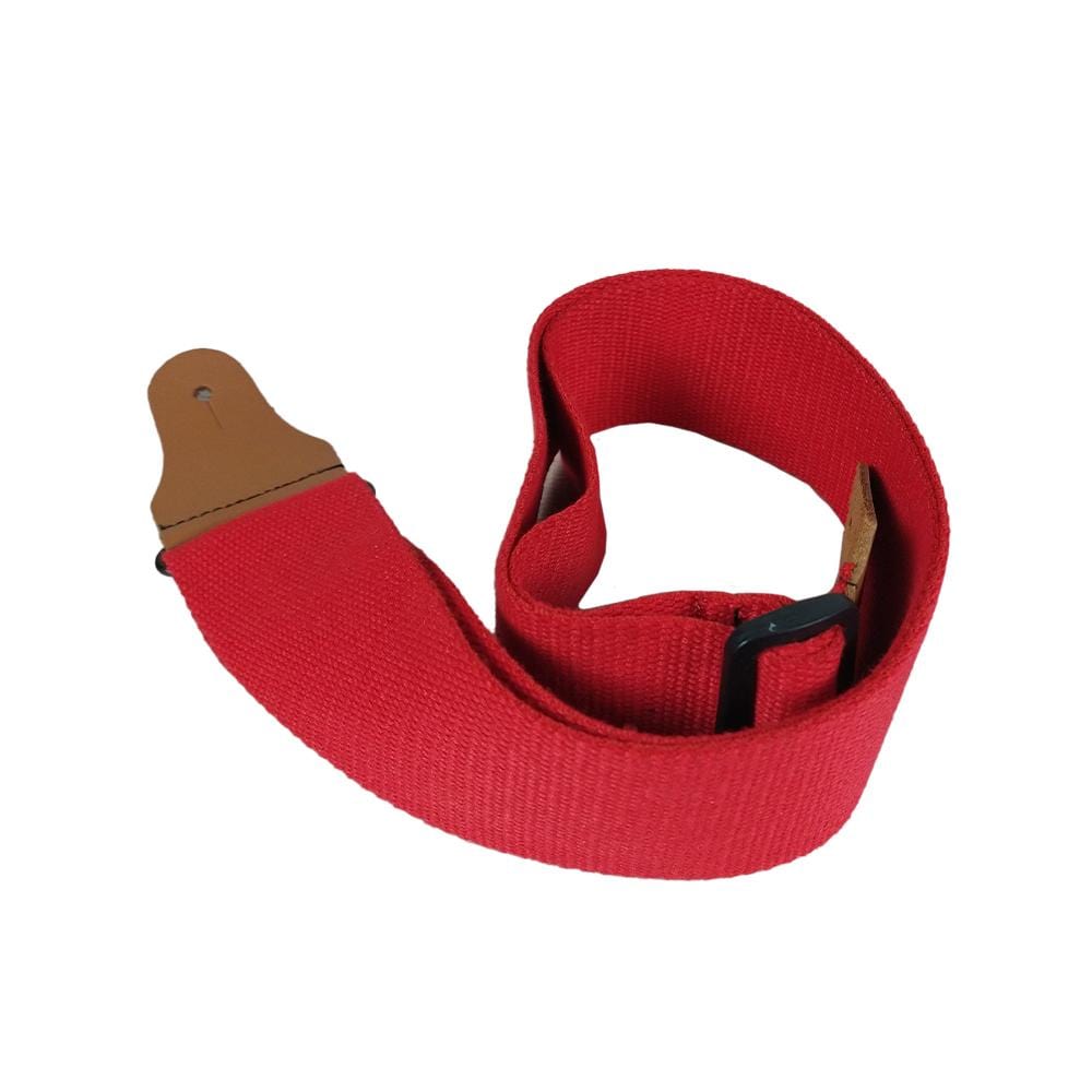bajaao guitar straps red bajaao 2.4-inch cotton guitar strap for electric / acoustic / bass guitar #color_red