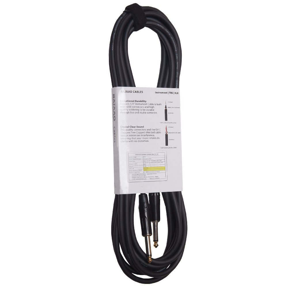 Bajaao Instrument Cables Bajaao Standard Instrument Cable #size_6-meter,color_black