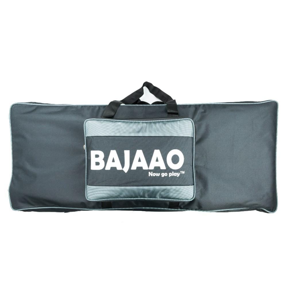 bajaao keyboard gigbags black & gray bajaao 61-key keyboard gig bag - 5mm #color_black-&-gray