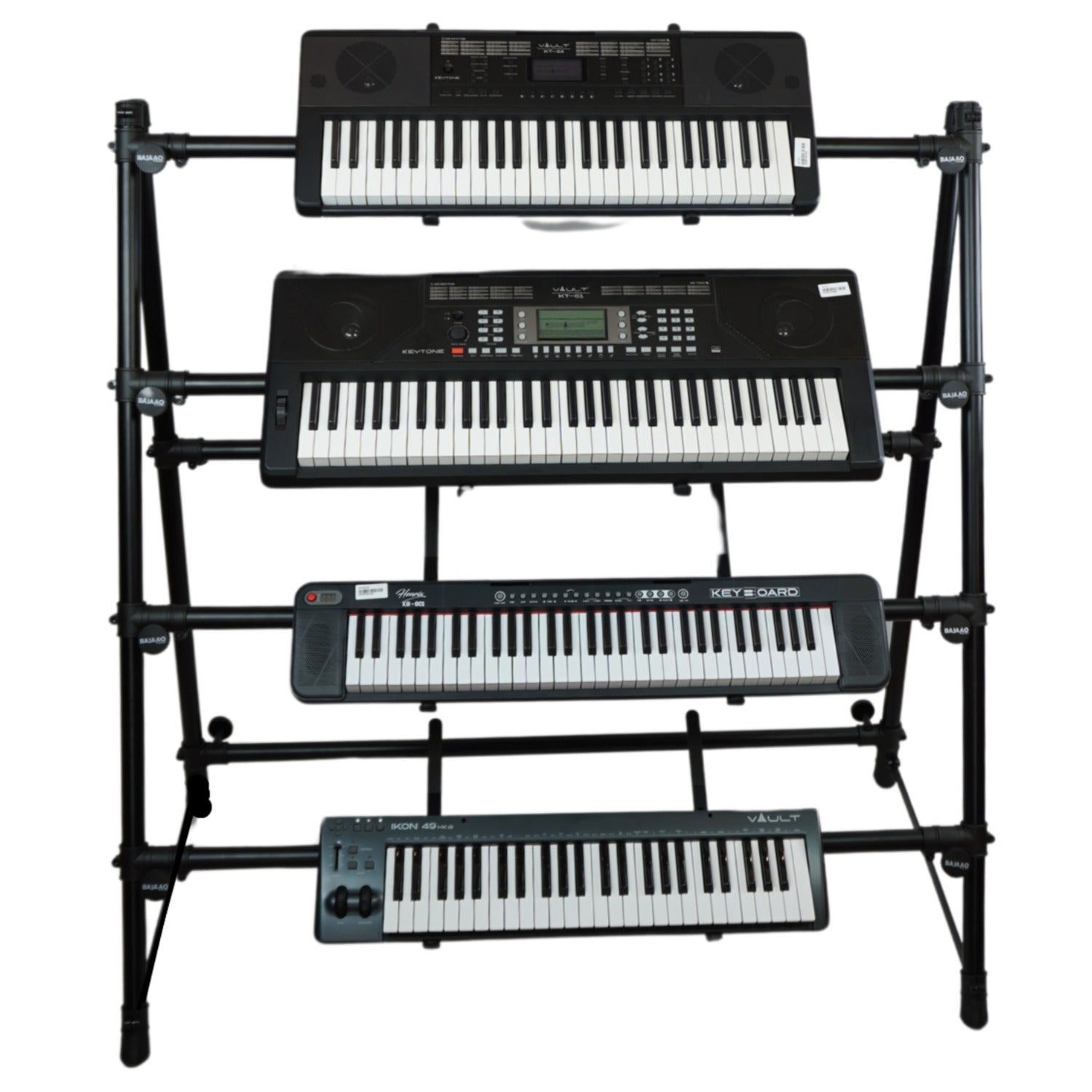 Bajaao Keyboard Stands Bajaao 4-Tier A-Frame Keyboard Stand
