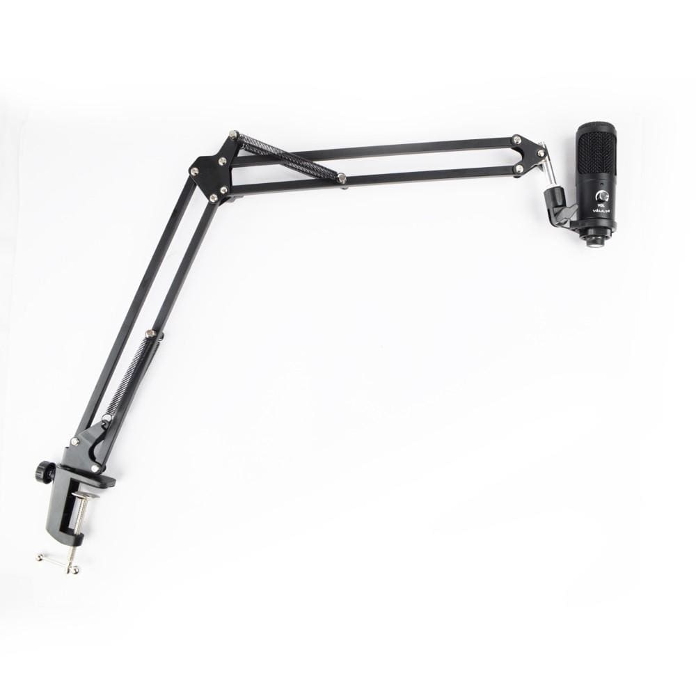 bajaao microphone stands bajaao microphone boom scissor extendable arm stand for dynamic and condenser microphone with table mounting clamp