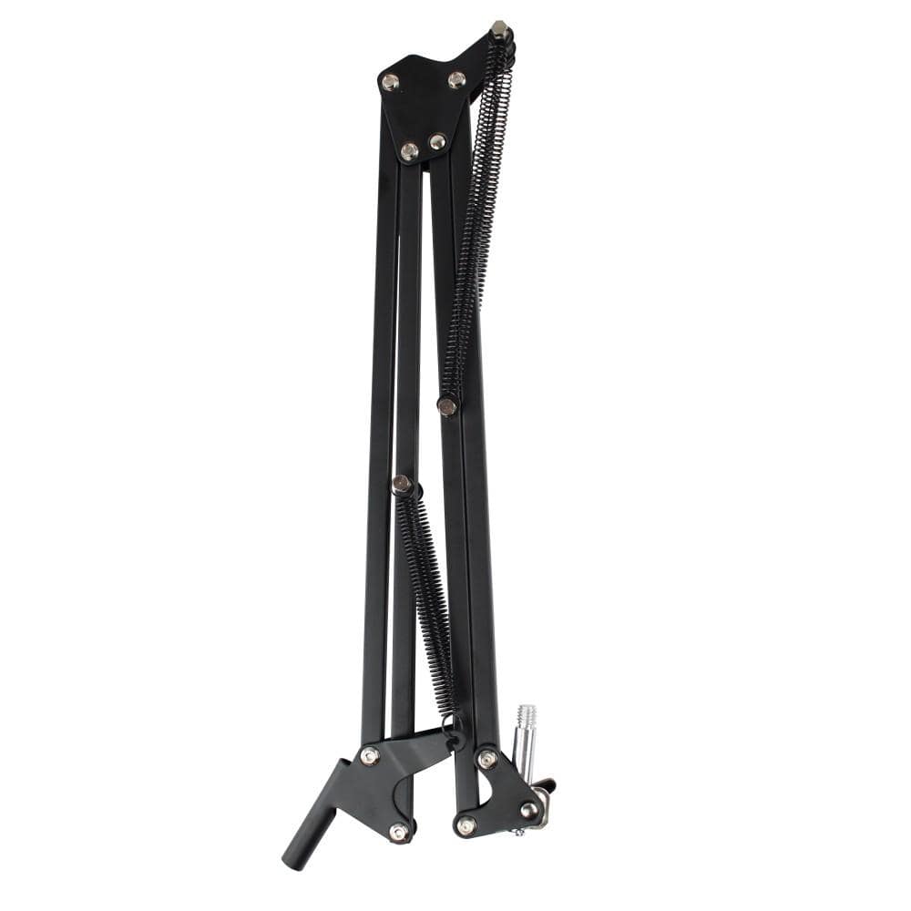 bajaao microphone stands bajaao microphone boom scissor extendable arm stand for dynamic and condenser microphone with table mounting clamp