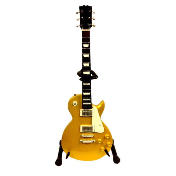bajaao miniatures les paul vintage gold miniature guitar showpiece