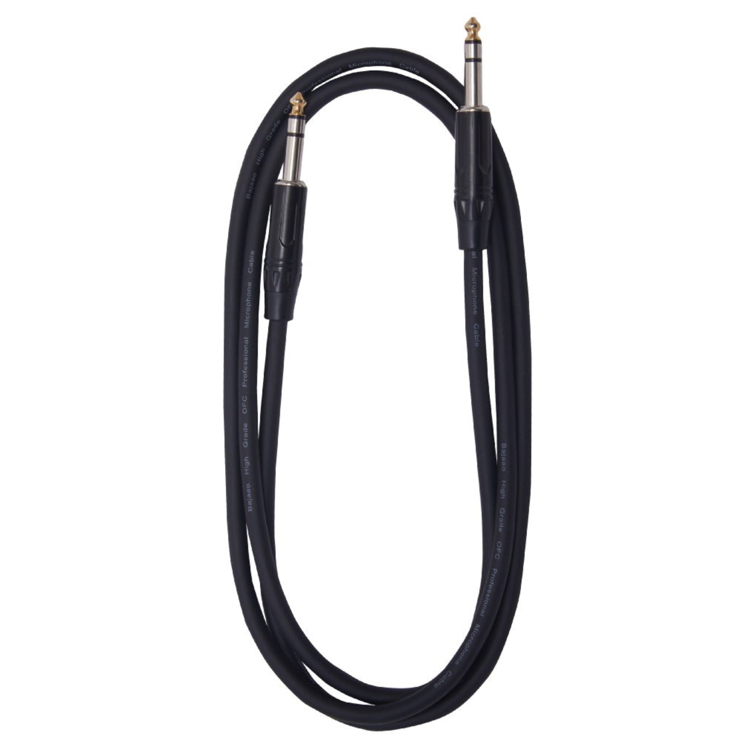 Bajaao Speaker Cables 1.5 Metres Bajaao TRS to TRS Balanced Cable