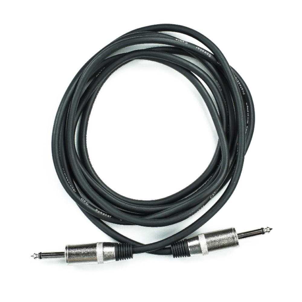 bajaao speaker cables 3 meter bajaao ts to ts mono unbalanced instrument / speaker cable - black #size_3-meter