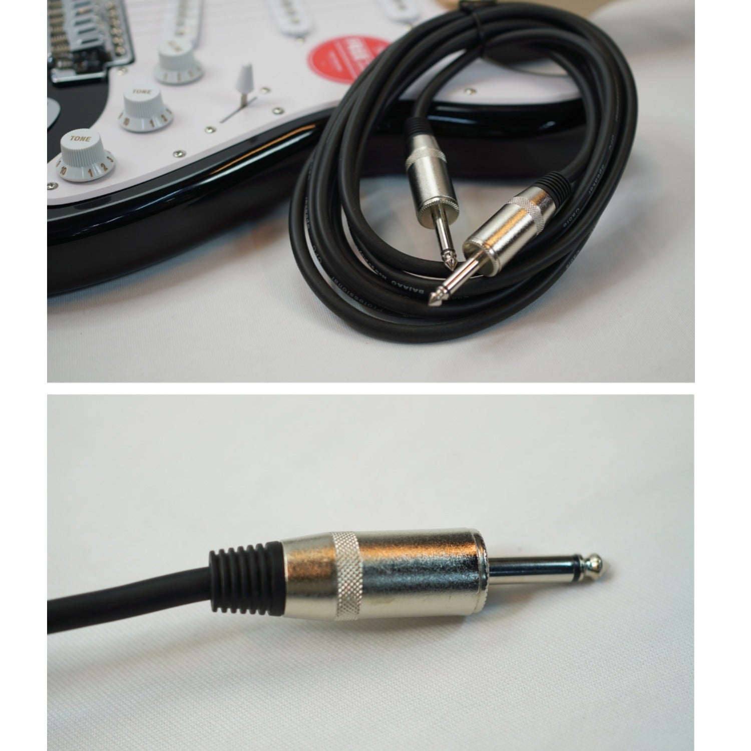 Bajaao Speaker Cables 3 Metres Bajaao TS to TS Balanced Cable for Speakers and instruments