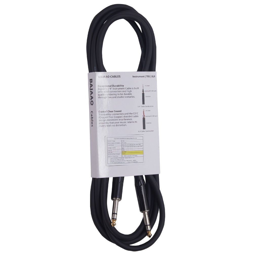 Bajaao Speaker Cables Bajaao TRS to TRS Balanced Cable#size_3-metres