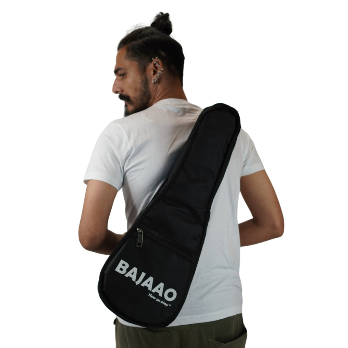 Bajaao Ukulele Gig Bags Bajaao UB-S Soprano Ukulele Padded Gig Bag Compatible With Vault, Kala, Martin Smith, Ashton & Mahalo - 5MM Padding