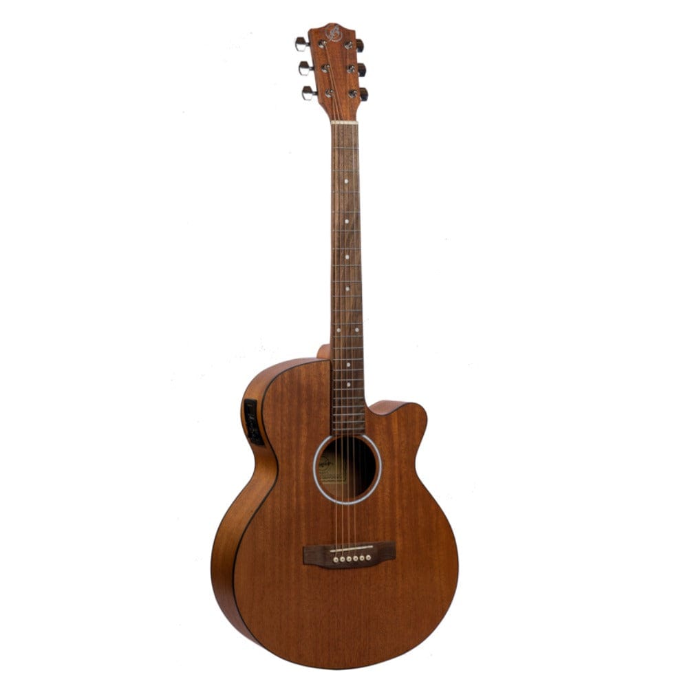 Bamboo Acoustic Guitars Bamboo GA-40 Mahogany Acoustic Guitar with EQ