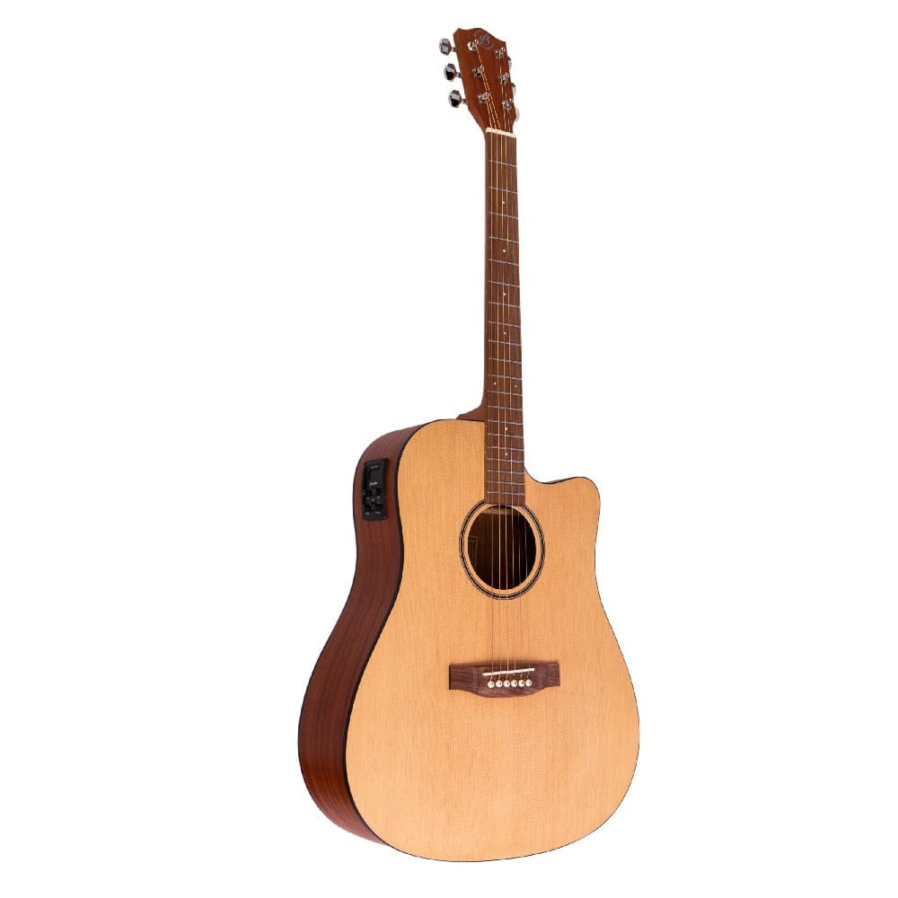 bamboo acoustic guitars bamboo ga 41 spruce cutaway acoustic guitar with eq